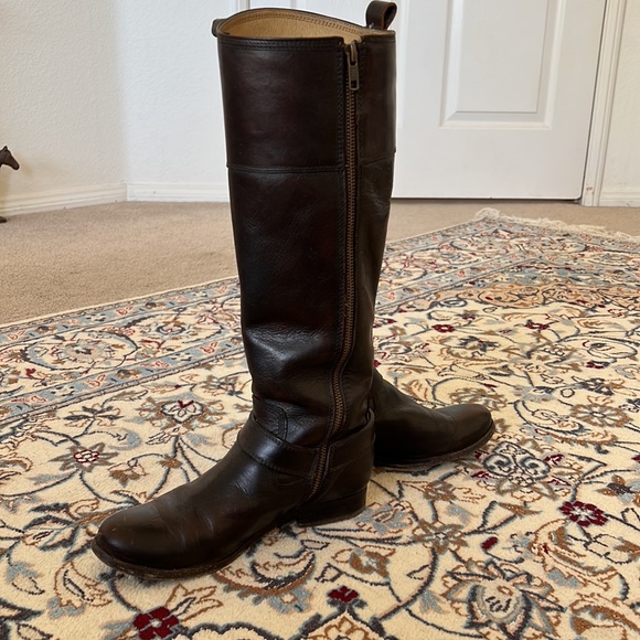 Frye Melissa Harness Riding Boots size 7 - Picture 3 of 9